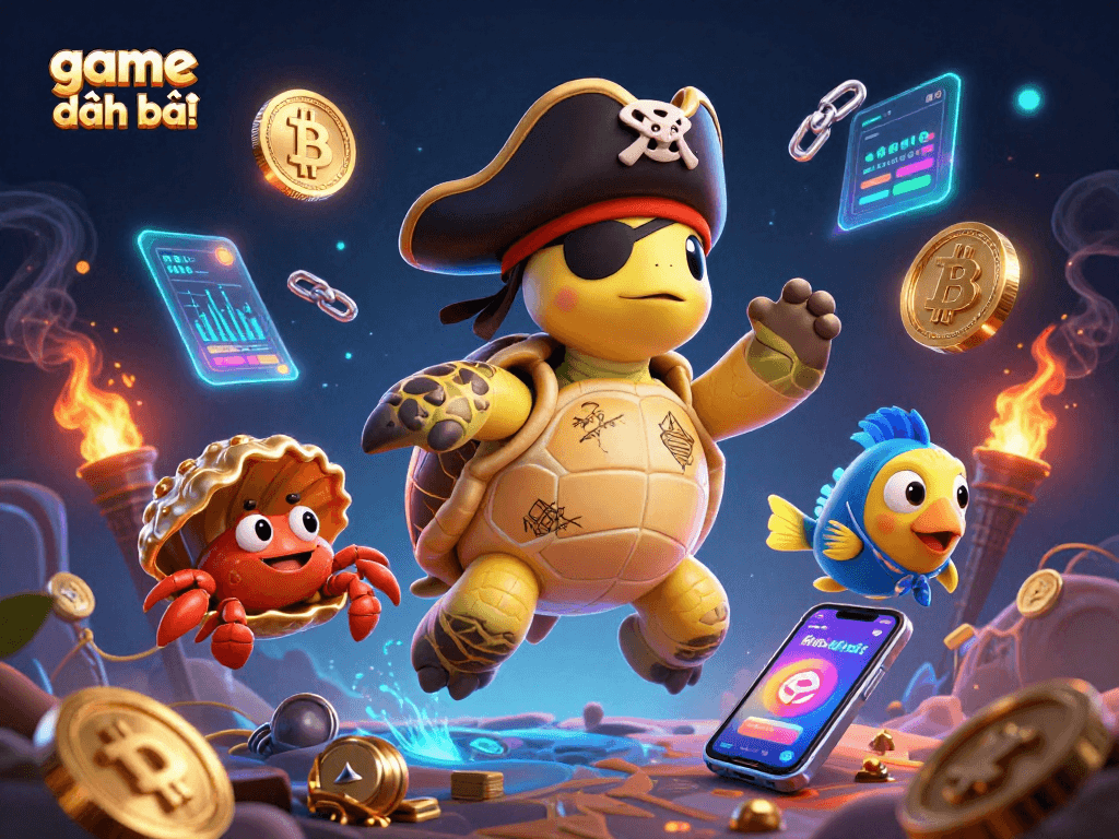 Engage with exciting game đánh bài action featuring characters among vibrant casino treasures.