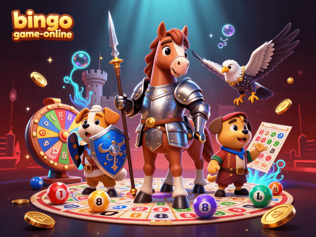 Engage with bingo-game-online featuring vibrant bingo balls and cards in a thrilling gambling experience.