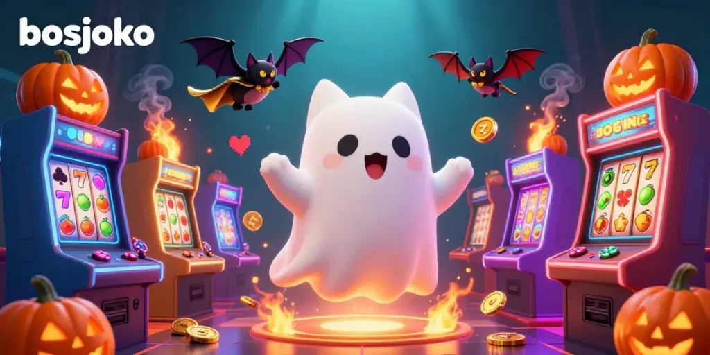 Bets and wins come alive with bosjoko's vibrant online slot illustrations featuring dynamic characters.