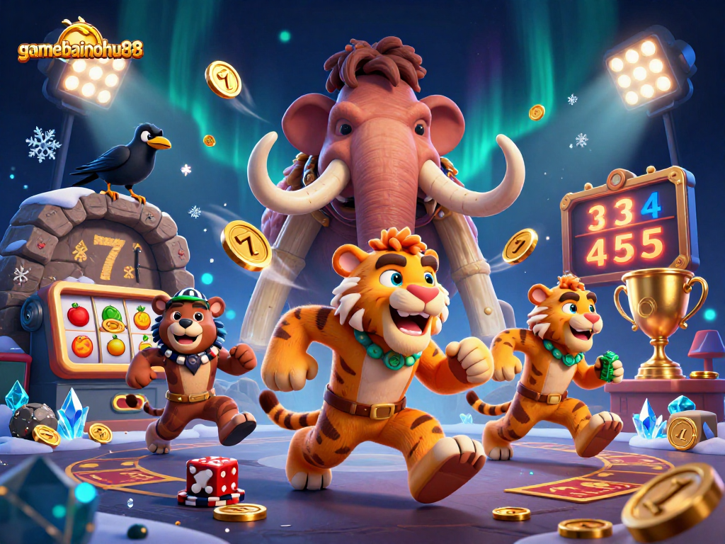 gamebainohu88 unleashes excitement with unique 3D casino scenes featuring classic symbols and characters