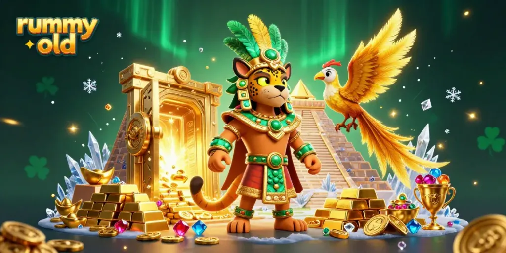 Rummy Old menghadirkan pengalaman permainan online dengan grafik 3D yang kaya warna dan detail.