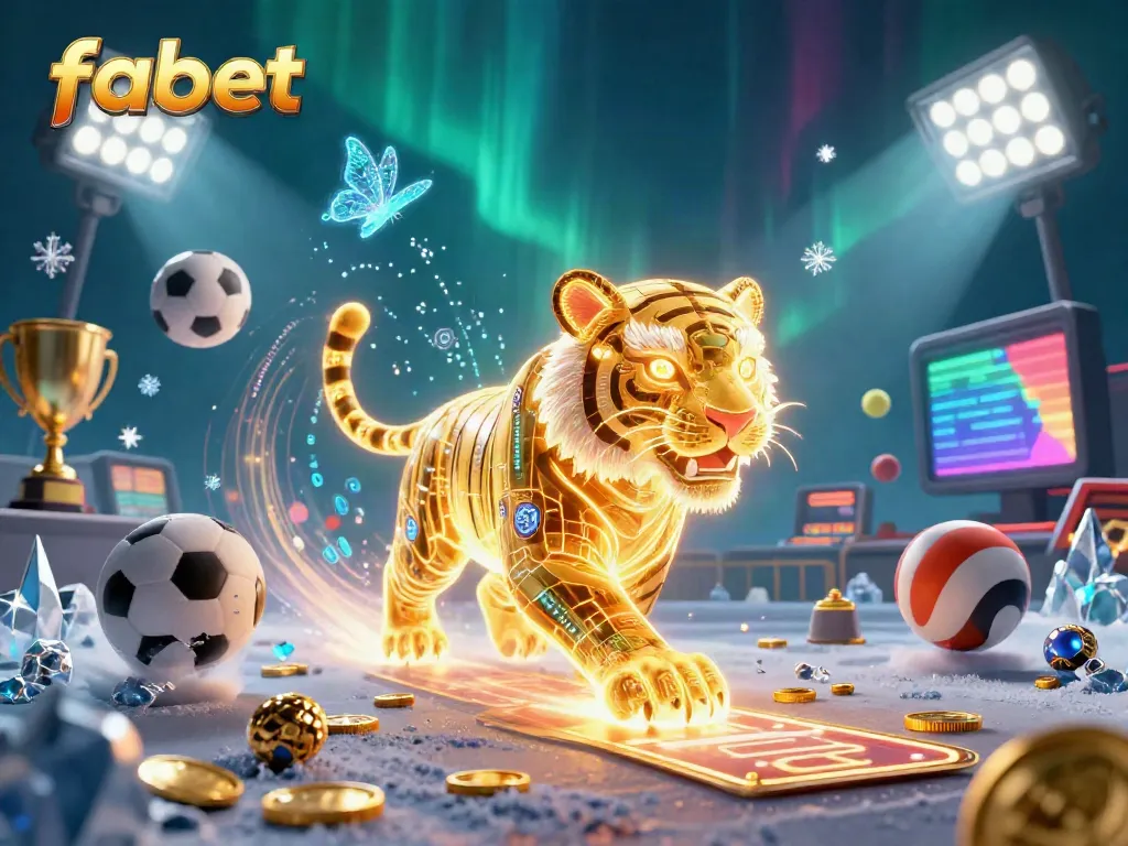 Experience betting excitement with fabet in a vibrant, digital casino landscape.