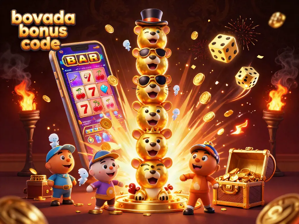 Spin and win with Bovada bonus code amid a vibrant casino scene bursting with action!