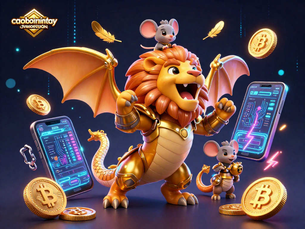 Experience the thrilling gameplay of caoboimientay as a courageous chimera navigates a vibrant casino world.