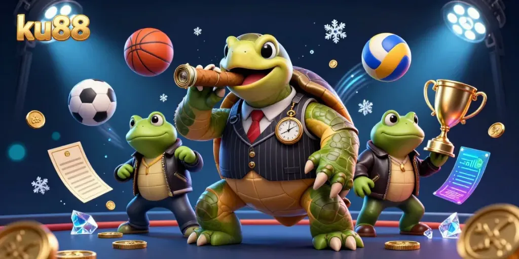 Experience thrilling action at ku88 casino with vibrant characters and dynamic gaming elements.