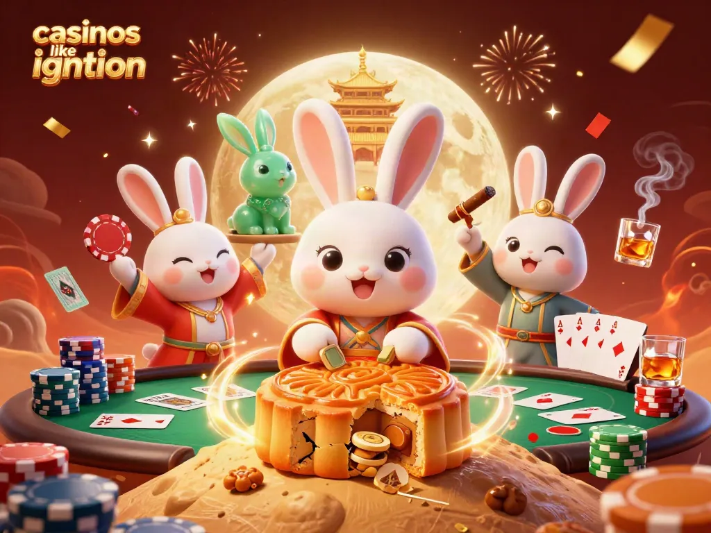 Engage with casinos like ignition through a vibrant, 3D illustration of Lunar gaming.