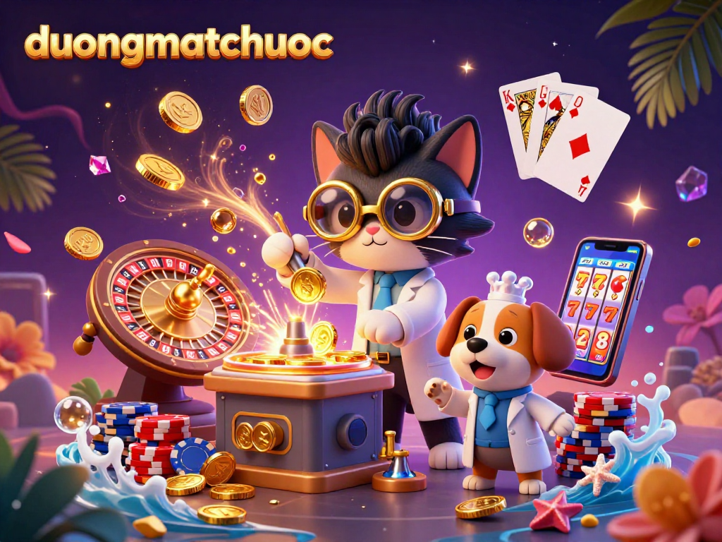 Experience the lively duongmatchuoc online game with joyful characters and casino elements enhancing the fun!