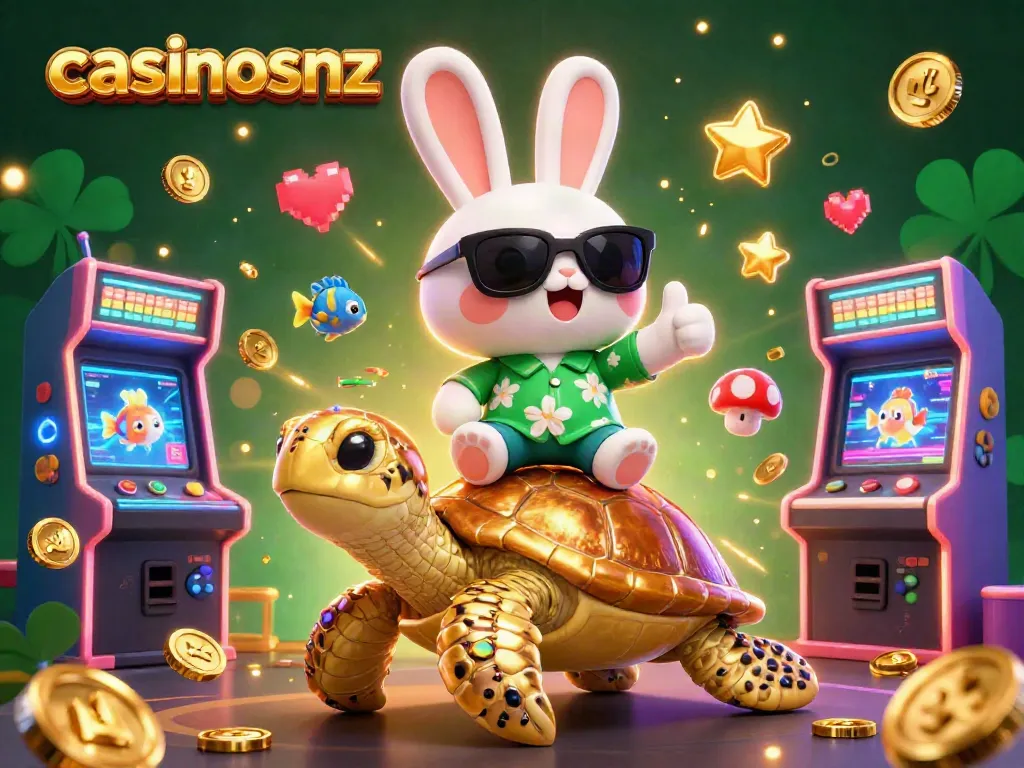 Experience the thrilling atmosphere at casinosnz with vibrant characters and gaming elements.