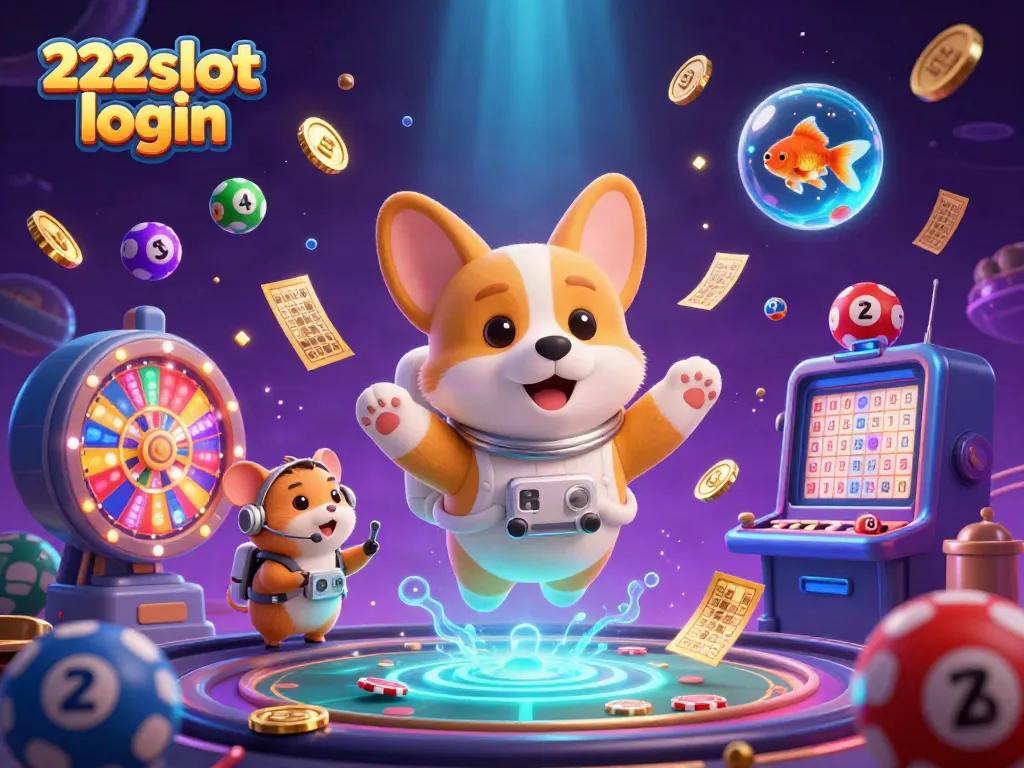 Gambarkan momen menarik saat pengguna merasakan pengalaman 222slot login di kasino digital intergalaksi.