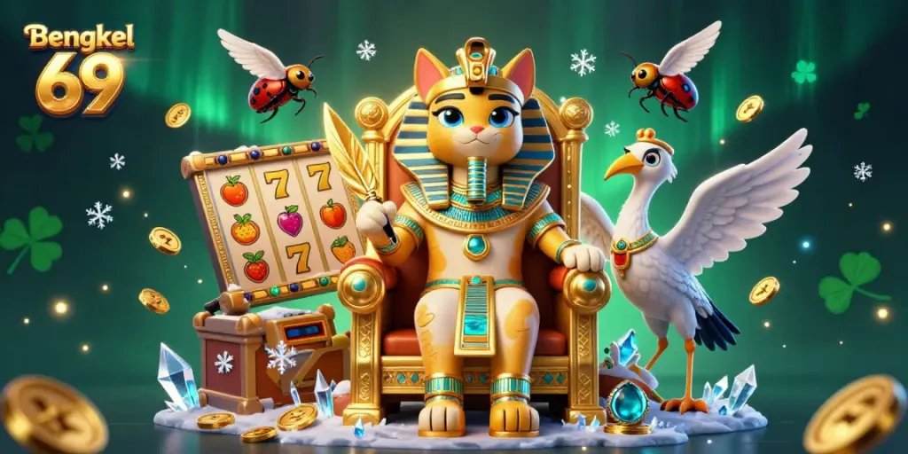 Experience winning strategies with Bengkel 69's captivating slot machines and gaming features.