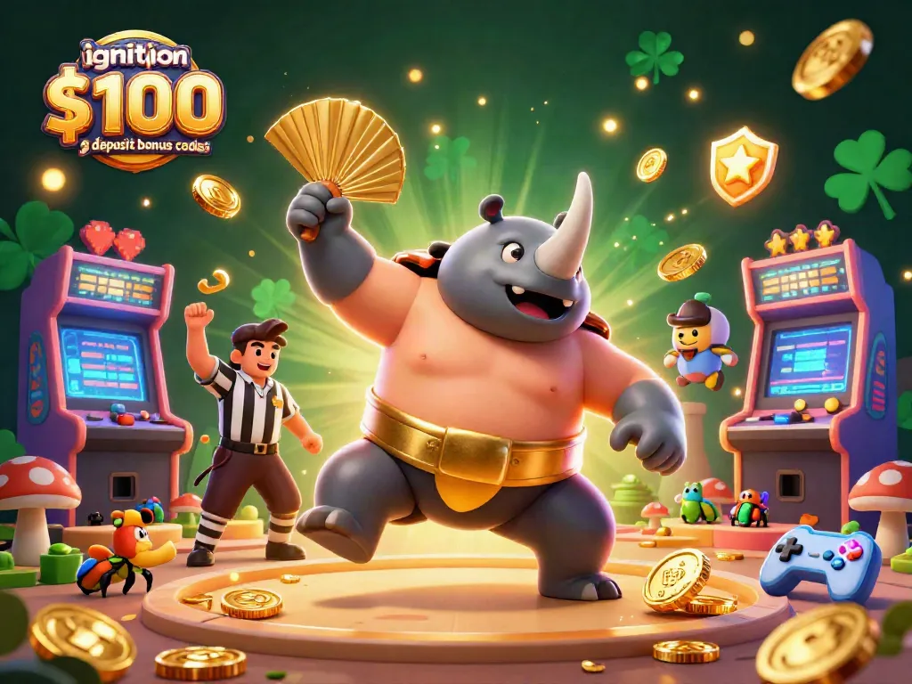 Experience thrilling gameplay at Ignition Casino with $100 no deposit bonus codes, featuring vibrant gaming visuals.