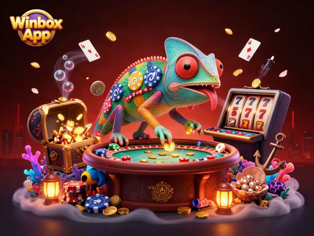 Winbox App offers thrilling slots gameplay as you dive into a vibrant casino adventure.